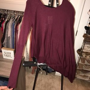 Maroon never worn long sleeve